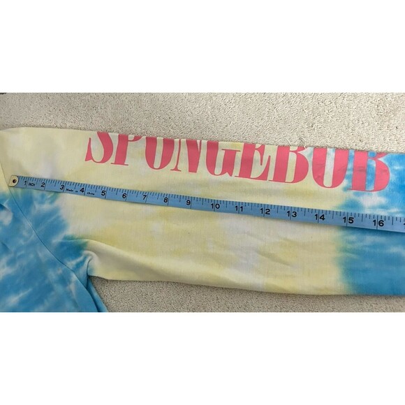 Nickelodeon Men's Size M SpongeBob SquarePants Long Sleeve Tie Dye T-Shirt - Picture 5 of 9